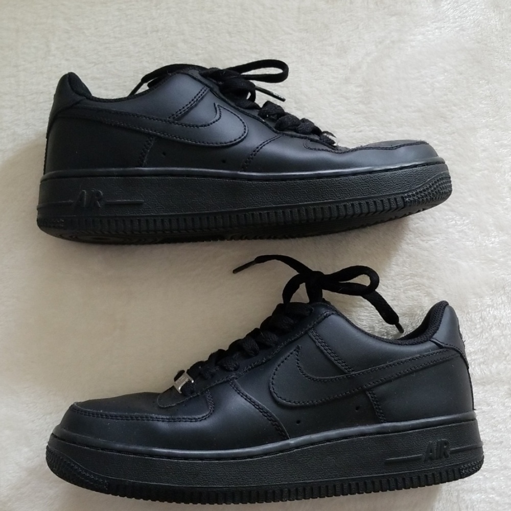 NIKE Airforce 1 Black Low-tops